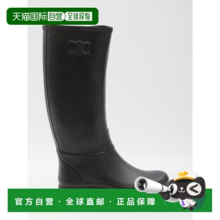 CELINE 女士高跟鞋 357387001C38NO AW2024 黑色 TRIOMPHE高筒雨