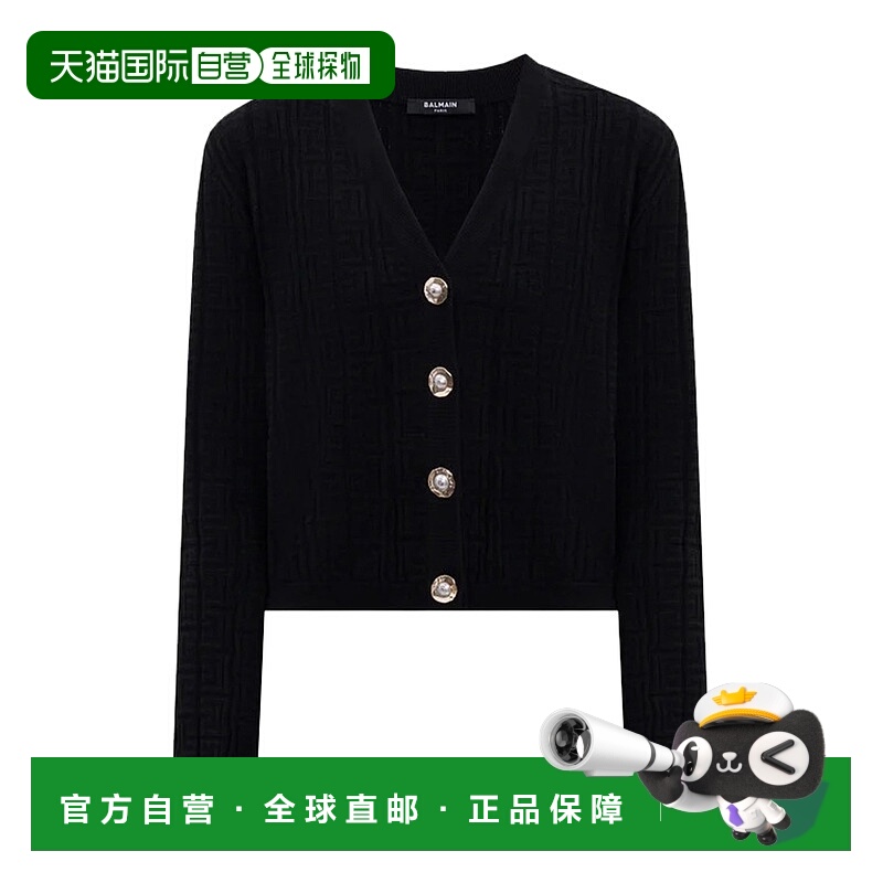 BALMAIN 女士外套 FF1KL162KI630PA AW2025 黑色 Classic Short C