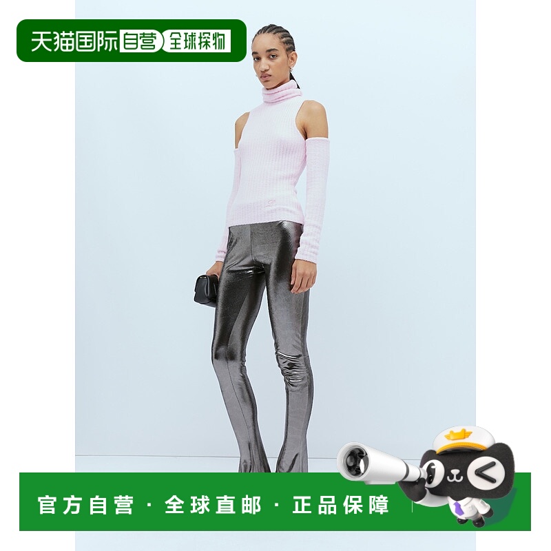 1h可退 潮奢 Blumarine 蓝色情人 女士 金属光泽紧身裤 A344P019A