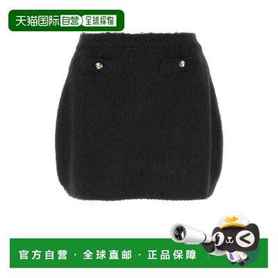 Miu Miu 缪缪 女士 高腰圈圈呢半身裙 MMG413S23112KD