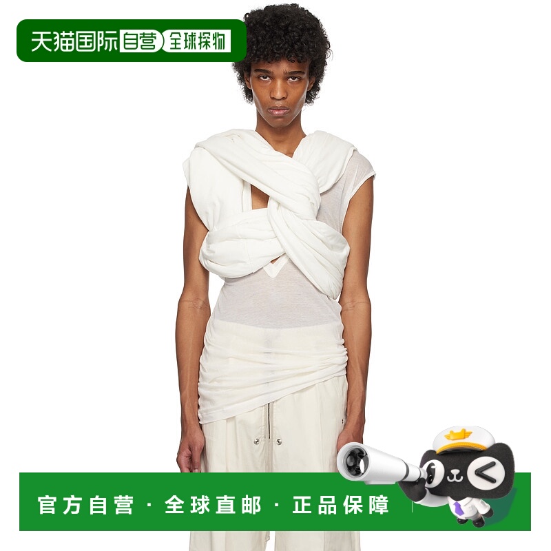 1h可退 潮奢 rick owens 瑞克 欧文斯 男士 灰白色 Hollywood Tri