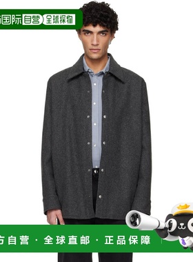 1h可退 潮奢 A.P.C. 男士 灰色 Snap Closure 夹克 WVBEKH32045