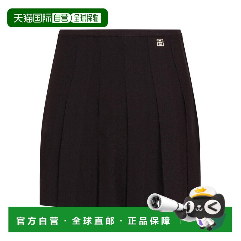 GIVENCHY 女士半身裙 BW40XR4ZPL224 SS2025 黑色 SKIRT