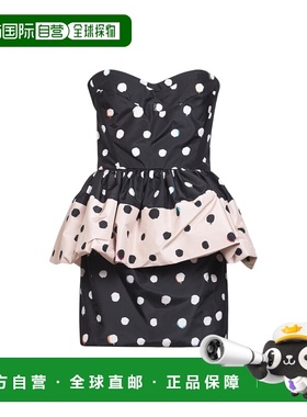 FENDI 女士连衣裙 FDD509AVJQF0GME SS2026 黑色 Printed taffeta