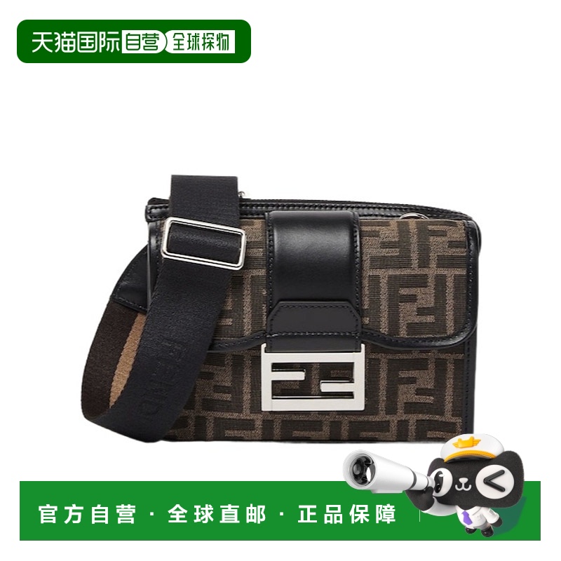 1小时内可退 FENDI 男士单肩包 7VA649ALWKF0L3T SS2025 花色 棕F