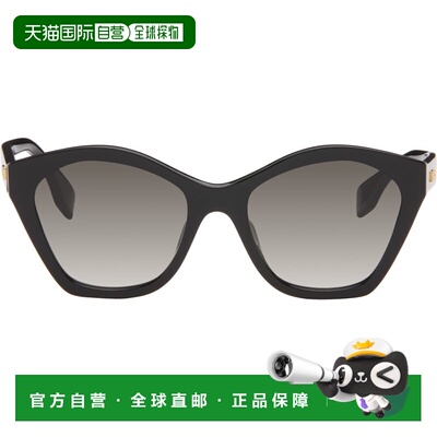 Fendi 芬迪 女士 黑色 Lettering 太阳镜 FE40175IW5401F19233722