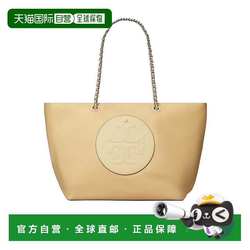 1h可退 TORY BURCH 女士手提包 171639200 AW2025 棕色 Ella 链条