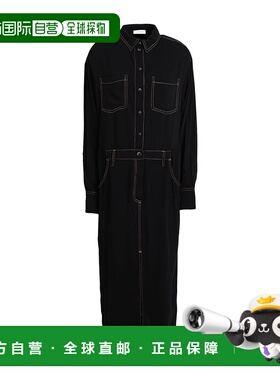 潮奢 Topshop 女士 衬衫式连衣裙 black黑色 舒适时尚