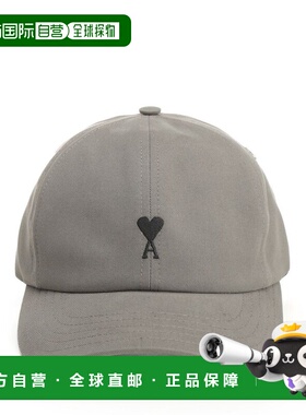 1h可退 潮奢 Ami Paris 女士 AMI Paris 標誌刺繡弧形鴨舌帽 UCP2