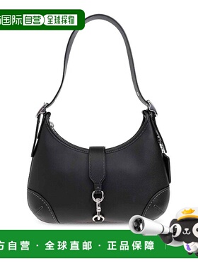COACH 女士斜挎包 CW642LHBLACK AW2025 黑色 Hamptons hobo bag
