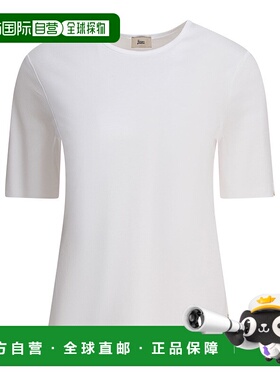 HERNO 女士T恤 JG000258D520631081 SS2025 白色 Short sleeves.