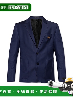 VERSACE 男士夹克 10161551A109931UN40 SS2025 蓝色