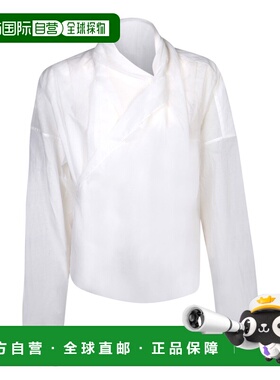 QUIRA 女士衬衫 Q146CVQ0011 SS2024 白色 Lightweight fabric wr