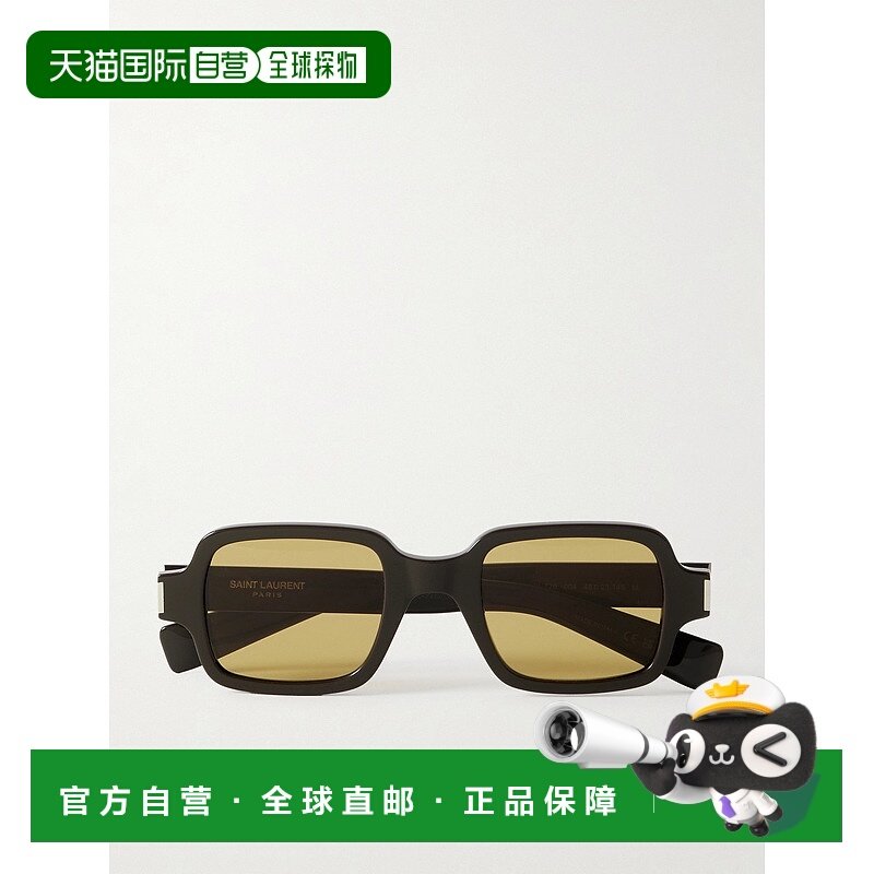 1h可退 潮奢 Saint Laurent 圣罗兰 女士 方形框醋纤太阳眼镜 SL7