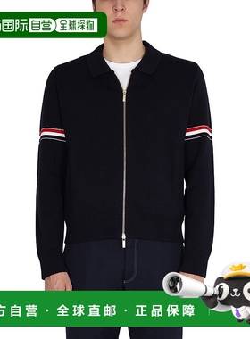 1h可退 THOM BROWNE 男士夹克 MKJ076AY3007415 AW2025 蓝色