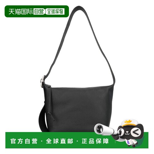 LOEWE 男士斜挎包 BB22CMDX081100 AW2026 罗意威 黑色拉链单肩包
