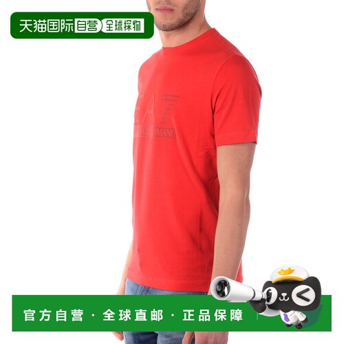EA7 EMPORIO ARMANI 男士T恤 3ZPT42PJ18ZRED SS2022