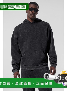 alo yoga Chill 纯色复古连帽舒适柔软水洗长袖卫衣 男款m3254rBl