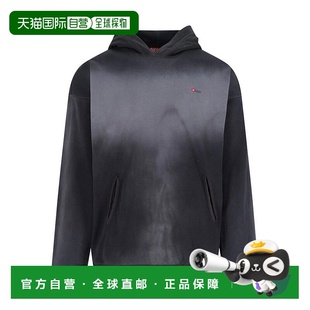 A192950PKAM9XX AW2025 黑色 DIESEL hooded 卫衣 Logo sweat 男士