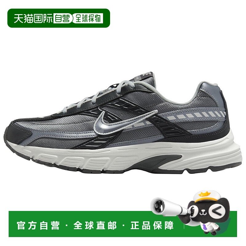 耐克Nike Initiator 舒适百搭防滑耐磨黑灰色男款低帮跑鞋跑步鞋