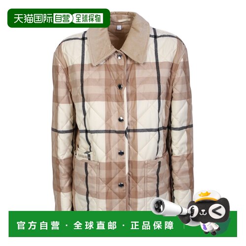 BURBERRY 女士夹克 8055438 AW2022 白色 Burberry博柏利 FW22 格