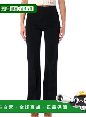 CHLOÉ 女士休闲裤 CH25WPA03042001 AW2025 黑色 SLIT PANT