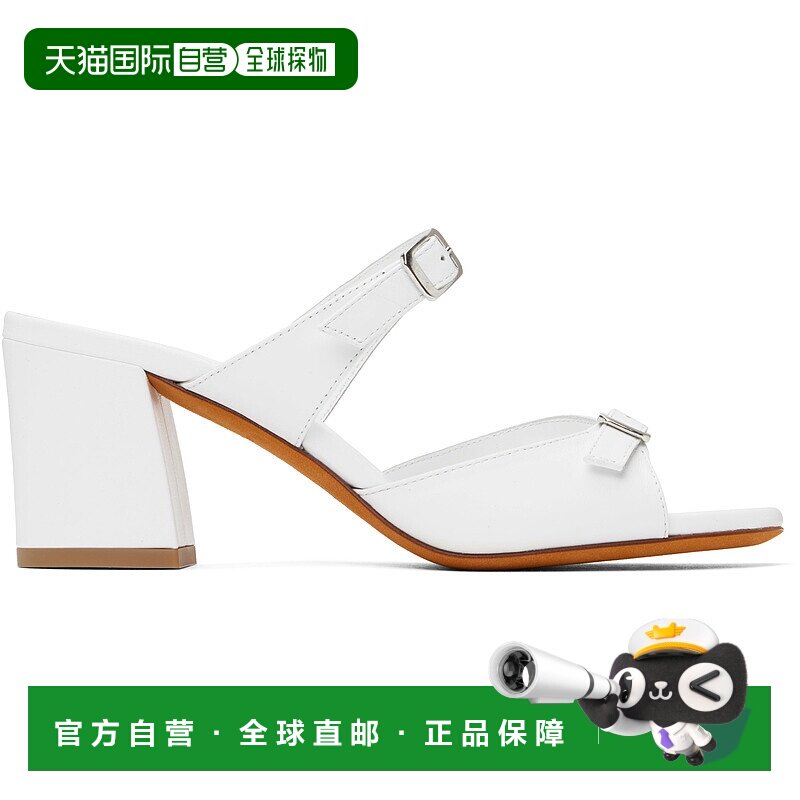 1h可退 潮奢 Maryam Nassir Zadeh 女士 白色 Una 凉鞋 067