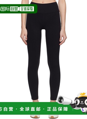1h可退 潮奢 SPORTY & RICH 女士 黑色 Bold Health 紧身裤 PA045