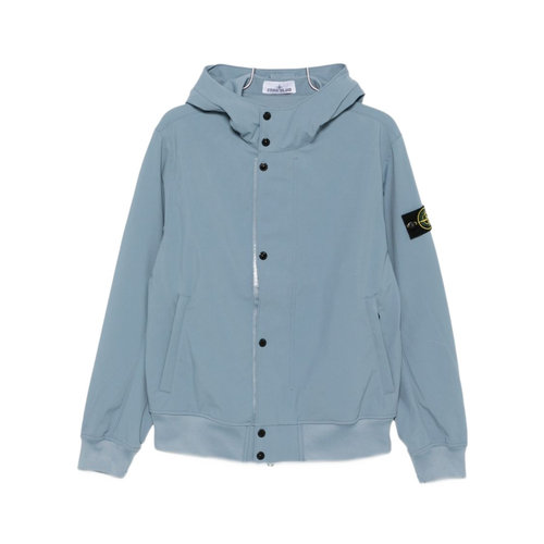 香港直邮奢淘 Stone Island 轻质软壳-R E. 染色连帽夹克 男 L1S1