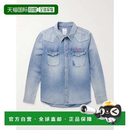 Visvim维斯维木Social Sculpture Logo男士衬衫