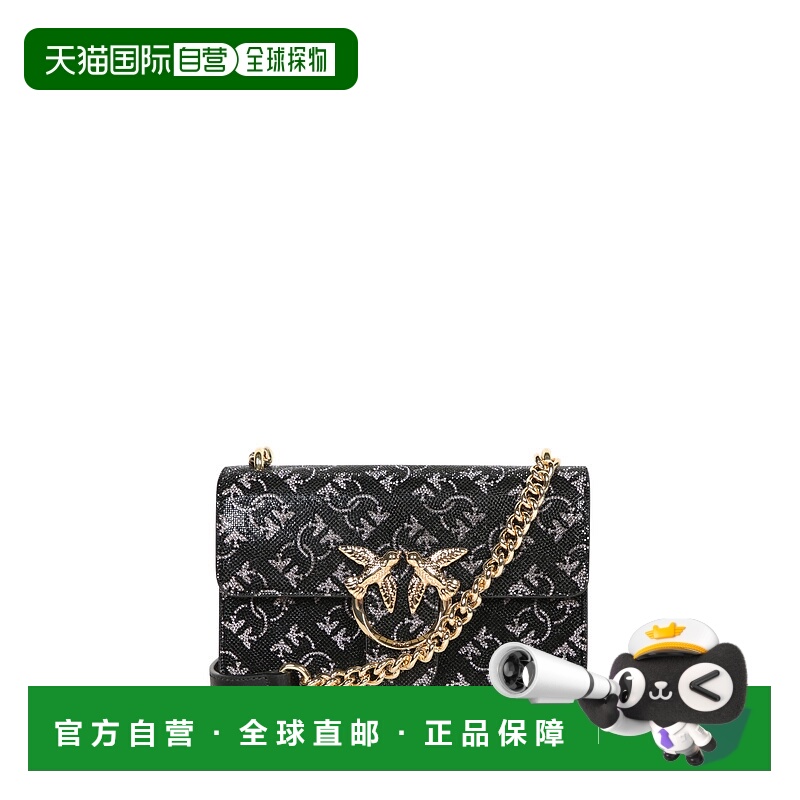 1h可退 PINKO 女士单肩包 103335A20DZI1Y AW2024 黑色 Shoulder