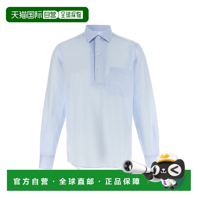 1h可退 潮奢 zegna 杰尼亚 男士 3 纽扣衬衫 UFX37A9SRF13011
