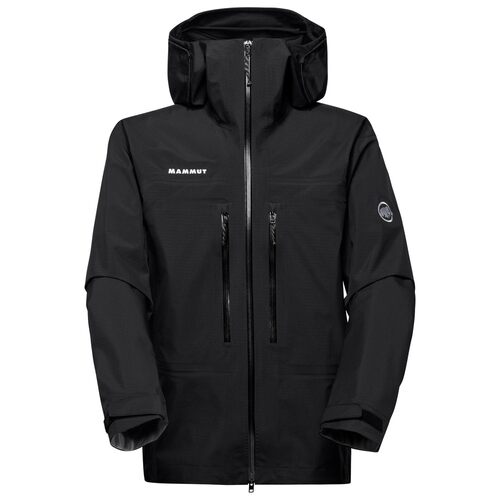 Mammut 男士户外冲锋衣 0023669BLACK CO 黑色猛犸象硬壳夹克