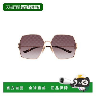 GUCCI 男士太阳镜 GG2163S004 SS2026 古驰 银色全框太阳镜