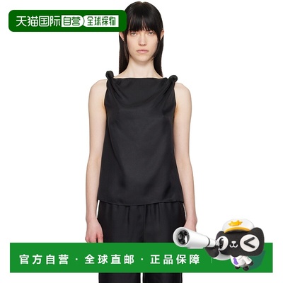 1h可退 潮奢 LOULOU STUDIO 女士 黑色 Remy 背心 REMY