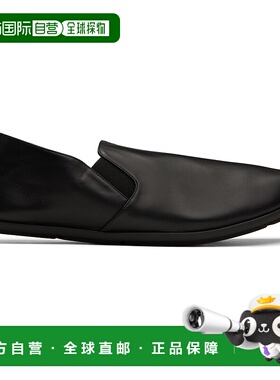 1h可退 潮奢 The Row 男士 黑色 Vincit Slip-on 乐福鞋 F2070N67