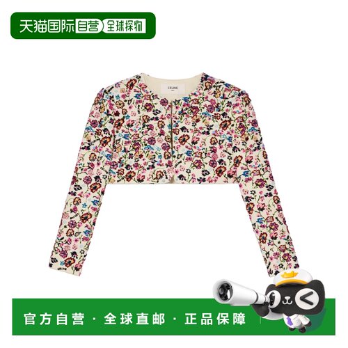 CELINE 女士西服 RV19H092D01OW AW2026 花色 长袖短款外套