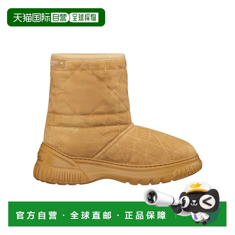 1h可退 DIOR 女士高跟鞋 KCT076CSIS43M SS2025 棕色 Frost 踝靴