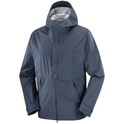 SALOMON 男士户外冲锋衣 LC2643200BLUE SS2026 灰色 OUTERPATH P