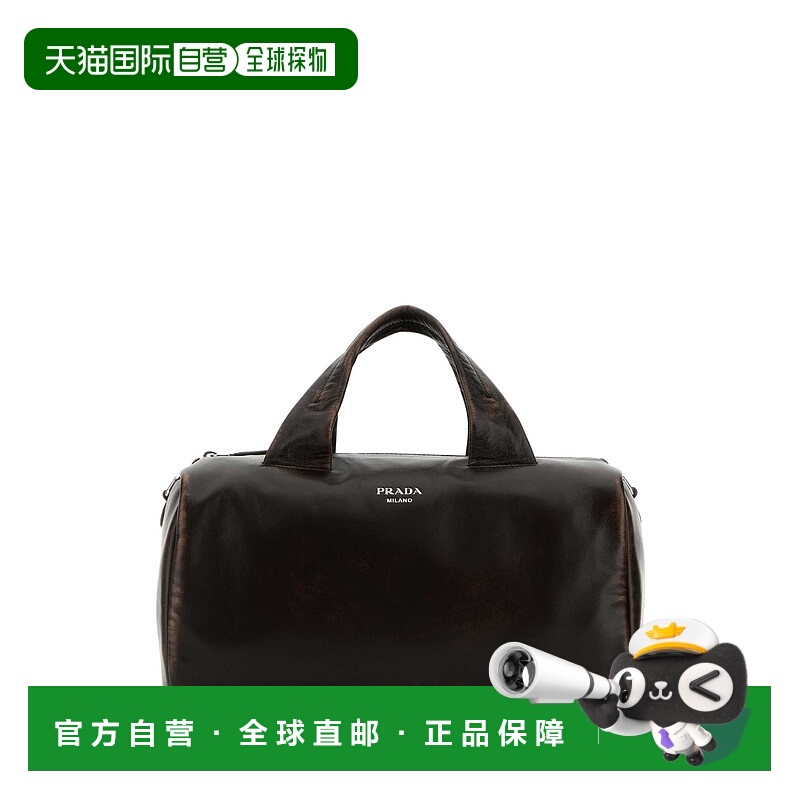 PRADA 男士旅行包 2VC0462C75F0003 SS2025 棕色 Dark brown napp