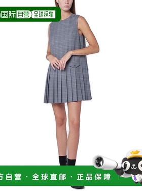 1h可退 潮奢 MAISON KITSUNE 女士 迷你褶皺連身裙 PW01601WT3013