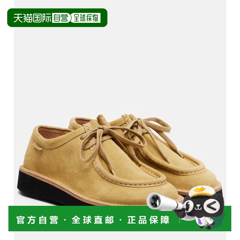 1h可退 潮奢 LOEWE 罗意威 女士 Faro 绒面革粗革皮鞋