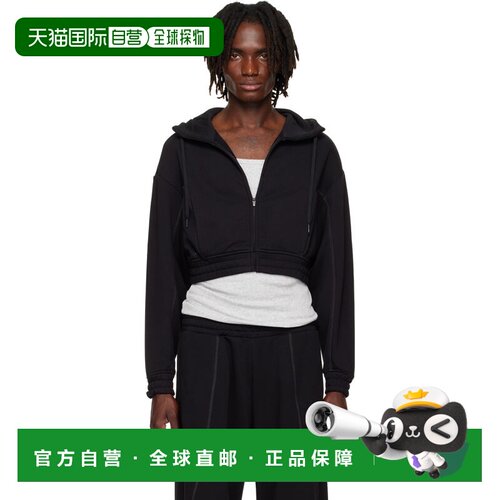 On 男士 黑色 FKA twigs 联名 Club Cropped 连帽衫 1WF11660553B