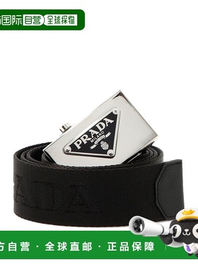 PRADA 男士腰带 2CN0852DKFF0002 SS2025 黑色 PRADA men's belt