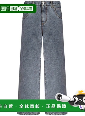 ETRO 男士休闲裤 1W80696512 SS2023 灰色 Cotton Jeans With Lig