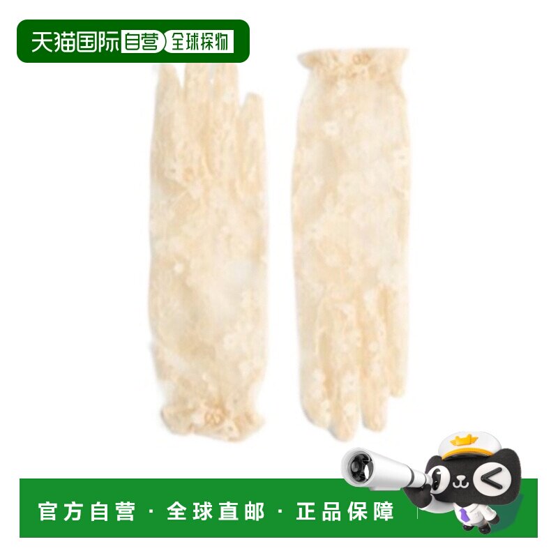 VALENTINO 女士手套 WGD00HNDQYBA SS2025 花色 VLOGO 签名蕾丝手