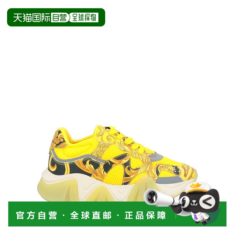 1h可退 潮奢 Versace 范思哲 女士 运动鞋 yellow黄色 舒适时尚
