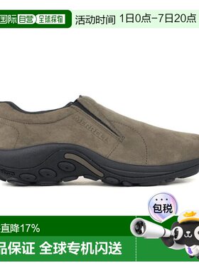 Merrell 男士丛林莫卡辛冰面+枪灰色套脚户外鞋迈乐鞋 J004249