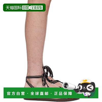 Lemaire 男士 黑色 & 棕色凉鞋 FO0267CO0034MU186BLACKWHITE