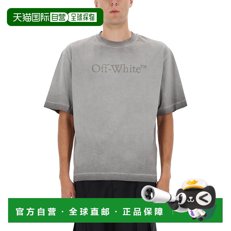 1h可退 OFF-WHITE 男士T恤 OMAA120F25JER00Q1212 AW2025
